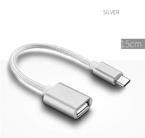 מתאם Usb 3 0 נקבה ל Usb C זכר מתאמים כבלים מתאמים ומפצלים ציוד היקפי החנות עם