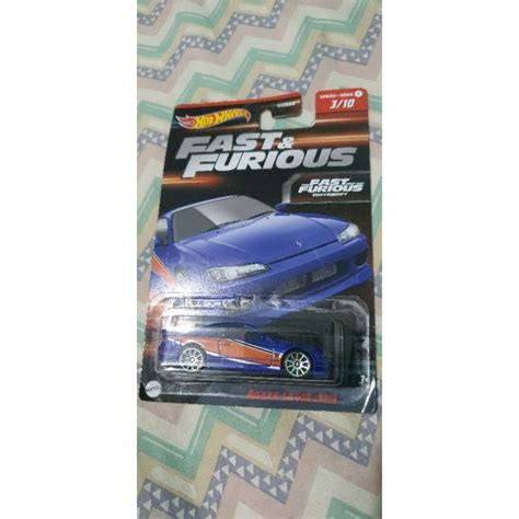 Jual HOTWHEELS FAST FURIOUS NISAN SILVIA S15 BIRU 2023 Tulisan