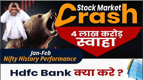 Stock Market Crash 4 लाख करोड़ स्वाहा Nifty History Performance