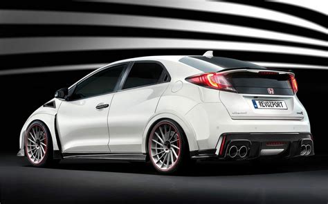 Tuning Revozport Enl Ve L Aileron De La Honda Civic Type R