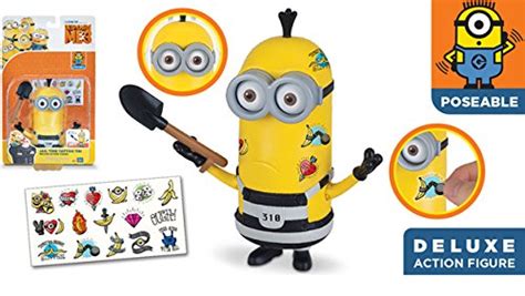 Buy Despicable Me Deluxe Action Figure Jail Time Tattoo Tim