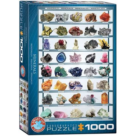 Comprar Puzzle Eurographics 1000 Piezas Minerales 6000 2008