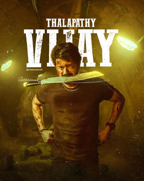 Thalapathy Vijay Beast New Photos Hd Title Card Fan Art