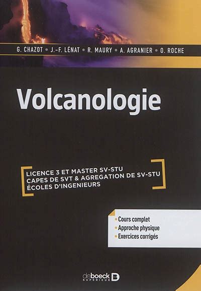 Volcanologie By De Boeck Supérieur Science Technology Earth