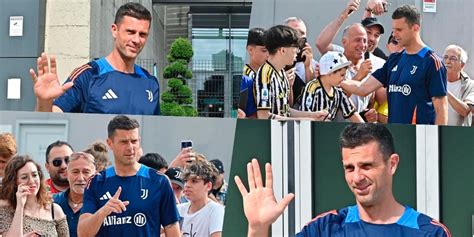 Thiago Motta Day Larrivo Al J Medical Con La Divisa Juve E L