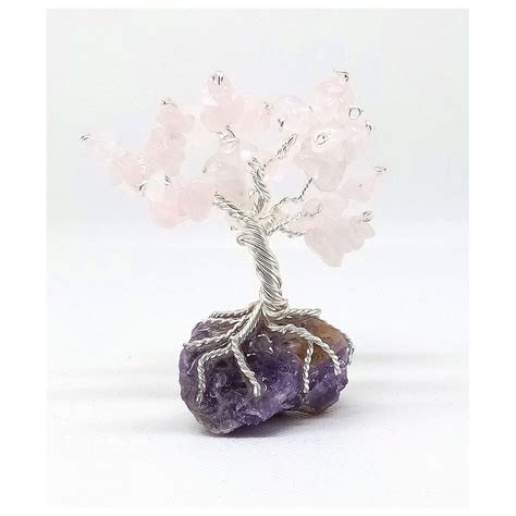 Arbre De Vie Am Thyste Quartz Rose