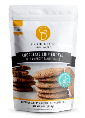 Good Dee’s Chocolate Chip Cookie Mix Low Carb Keto Friendly No Sugar Added Gluten Free Oz