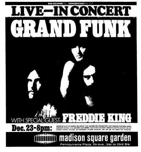 Grand Funk Railroad's 1971 Concert & Tour History | Concert Archives