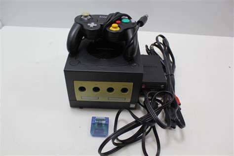 【やや傷や汚れあり】 Nintendo ニンテンドー Gamecube ゲームキューブ Dol 001 ブラック コントローラー 箱付き