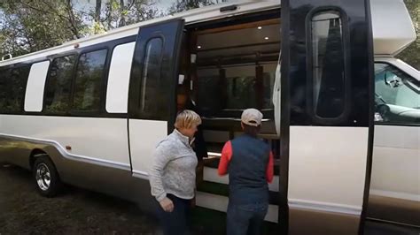 Ford E-Series Shuttle Bus Converted To Luxurious Camper: Video