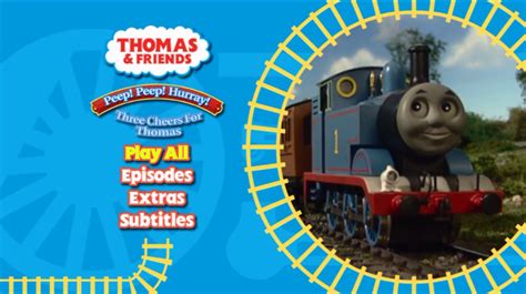 Image Peep Peep Hurray Threecheersforthomasmenu1 Png Thomas The Tank Engine Wikia Fandom