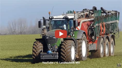 Landtechnik MV Agrarservice MV Mit Einen Fendt 1050 Und Marxen Tridem