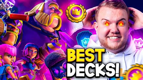 Best Decks For Double Evolution Tournament Clash Royale Youtube