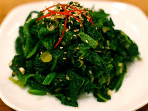 Korean Side Dishes Spinach Unravel Korea