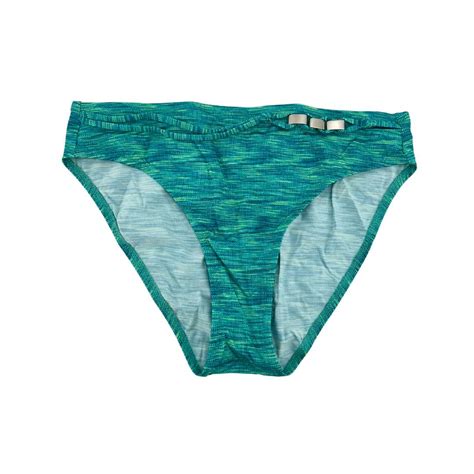 Lidea Womens Green Teal Bikini Bottom Size 6 CanadaWide Liquidations