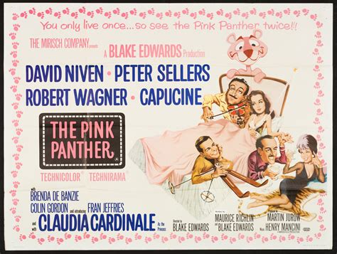 THE PINK PANTHER (1963) Original Vintage UK Quad Poster | Picture Palace Movie Posters