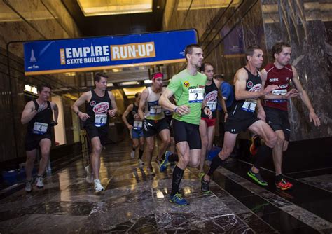 Empire State Building Hosts Vertical Marathon Slides