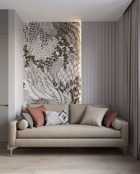 Обои перья | Luxury interior design living room, Living room design ...