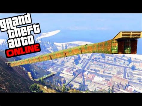 Gta V Online Rampa Gigante Na Montanha Corrida Insana Youtube