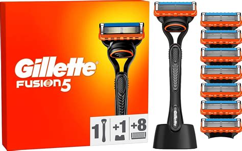 Gillette Fusion Rasoio Uomo Rasoio A Mano Libera Lamette Da