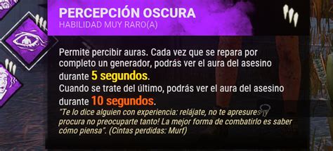 Some Perk Descriptions In Spanish Only Show Same Placeholder Text BHVR