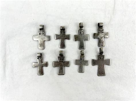 Antique Silver Ethiopian Coptic Cross Pendants Ebay