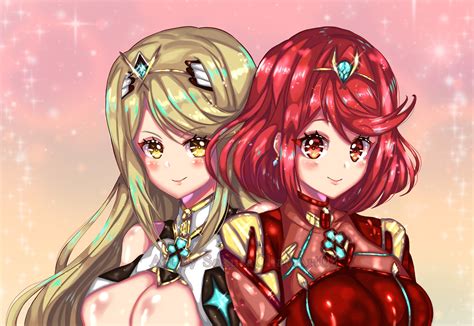 Pyra and Mythra (Fanart) by SakuraChanArt02 on DeviantArt