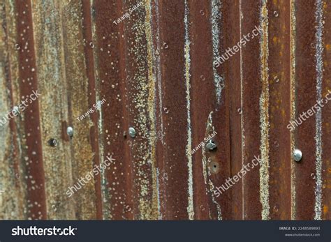 Zinc Roof Railing Texture Tin Roof Stock Photo 2248589893 | Shutterstock