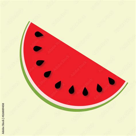 Watermelon Slices Icon Clipart Fruits in Cute Animated Cartoon Animated ...