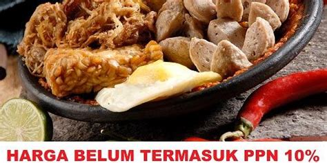 Daftar Harga Menu Delivery Warung Bu Kris Kelapa Gading Jakarta