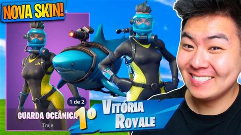 Comprei A Nova Skin Da Mergulhadora Épica E Matei Geral Fortnite