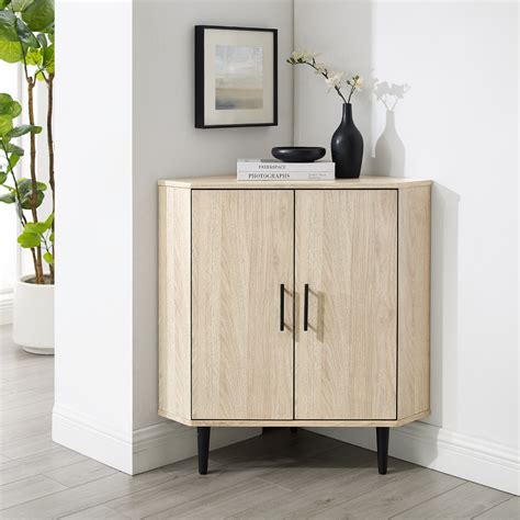 George Oliver Darlinda Tall Door Corner Accent Cabinet