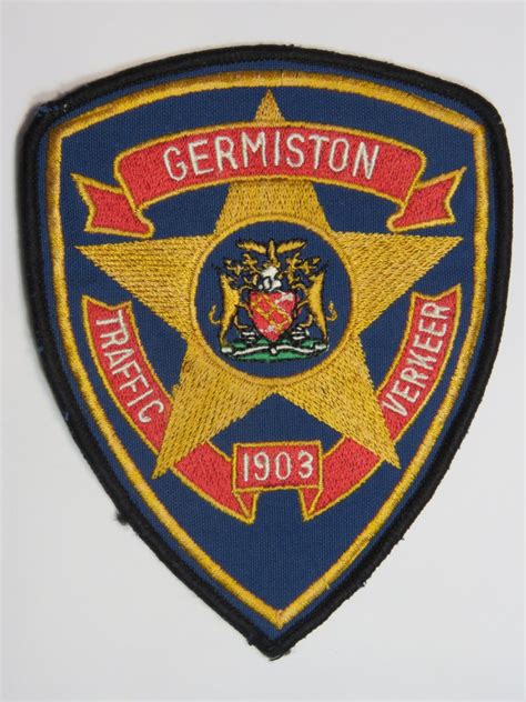 Other Badges And Insignia Germiston Traffic Officer Cloth Badge Was