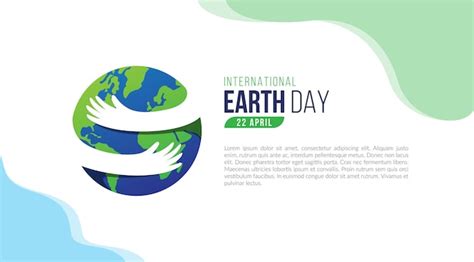 Premium Vector | Earth day vector logo illustration and background