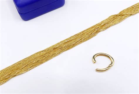 Vintage gemarkt 925 V Italien Gold über Sterling Silber Multi - Etsy.de