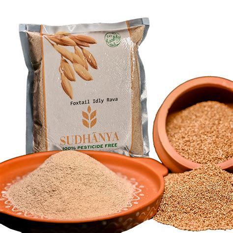 White Organic Foxtail Millet Idli Rava 1 Kg Powder Flour At Rs 178