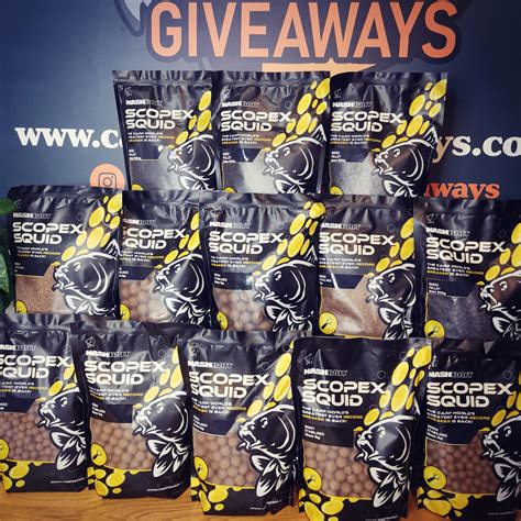 Nash Scopex Squid Bundle Carp Tackle Giveaways