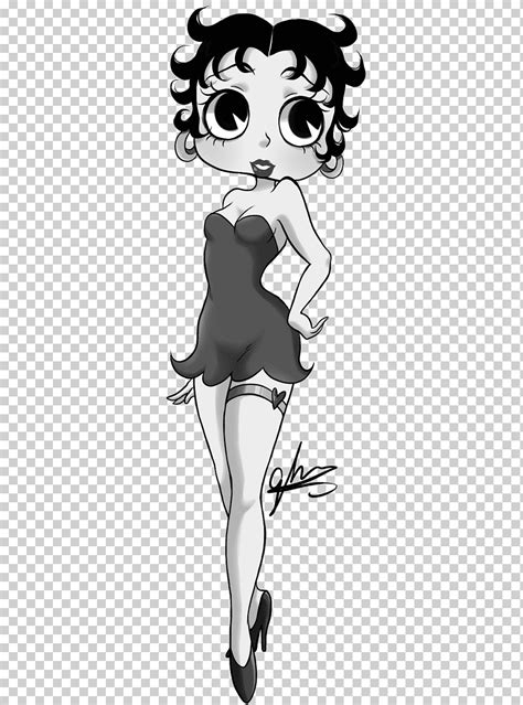 Descarga Gratis Betty Boop Jessica Conejo Cantante Blanco Y Negro