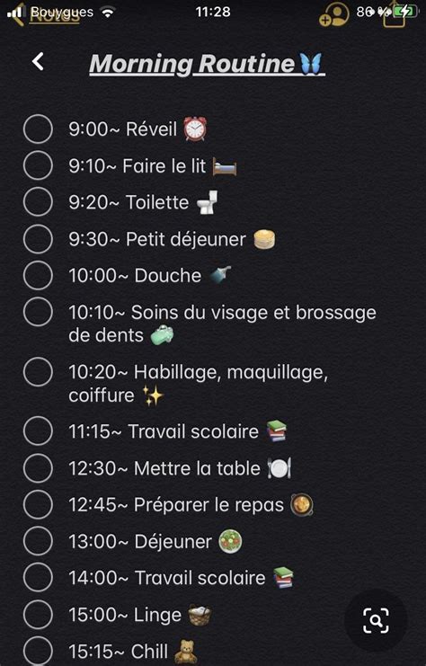 Morning Routines Conseils De Motivation Routine De Nuit