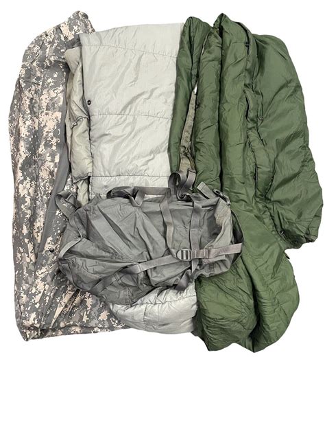 Military Modular Sleep System 4 Piece With Goretex Bivy Cover And Carry