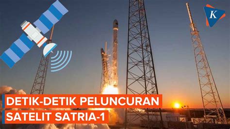 Detik Detik Peluncuran Satelit Satria 1 Sukses Sesuai Ekspektasi