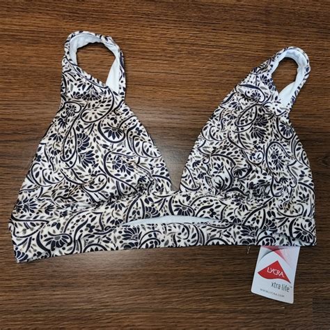 Athleta Swim Athleta Aqualuxe Batik Bikini Top New Poshmark