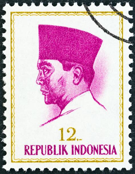 INDONESIA CIRCA 1965 Una Estampilla Impresa En Indonesia Muestra Al