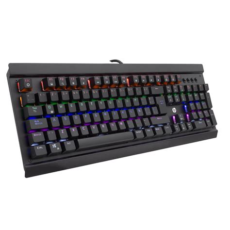 Teclado Gamer Mec Nico Gk Rgb Negro Hp Shopbox