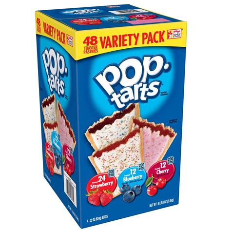 Pop Tarts 48 szt 2 3 kg Truskawka Borówka Wiśnia 12940501000