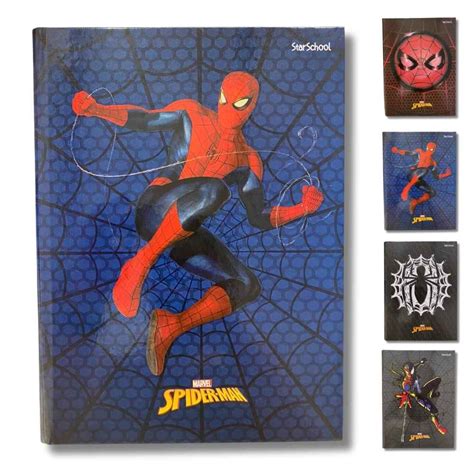 Caderno Brochurão Grande Capa Dura 80 fls Spider Homem aranha