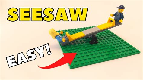 How To Build LEGO SEESAW Easy Tutorial YouTube