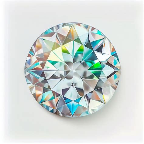 Piedra preciosa de diamante aislada sobre fondo blanco para joyería