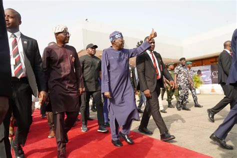 President Tinubu Arrives Lagos For Christmas Holiday