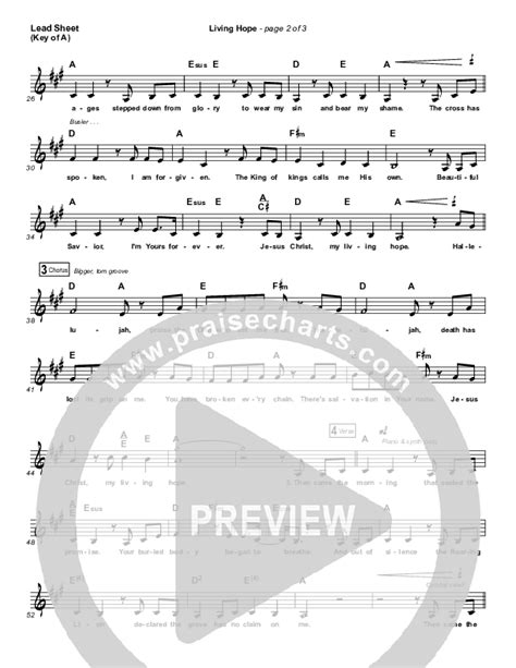 Living Hope Sheet Music Pdf Bethel Music Bethany Wohrle Praisecharts